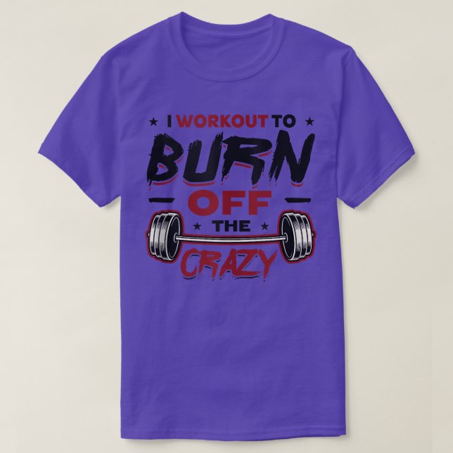 I Workout To Burn Off The Crazy Tank Top Copy Copy (Design Front)