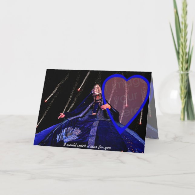  I would catch a star for you.... Holiday Card (Front)
