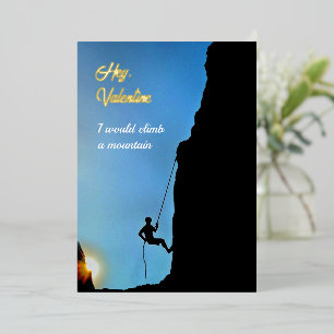 I would climb a mountain -- Personalize