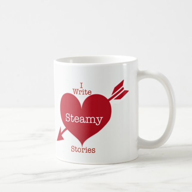 I Write Steamy Stories Coffee Mug (Right)