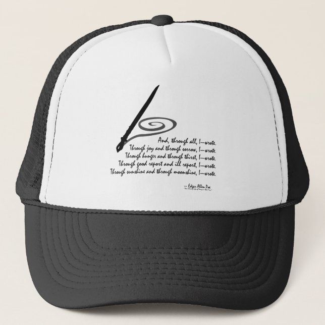 I Wrote Trucker Hat (Front)