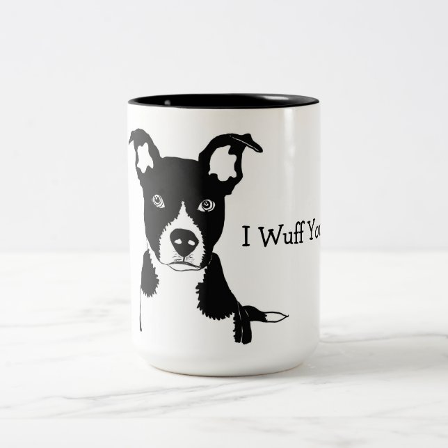 I Wuff You Puppy Mug (Center)