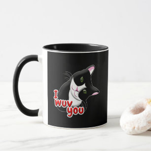 I wuv you Cat Mug