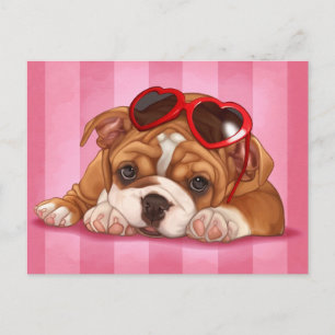 I wuv you postcard