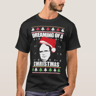 I&x27;M DREAMING OF A DWIGHT CHRISTMAS Ugly Xmas S T-Shirt