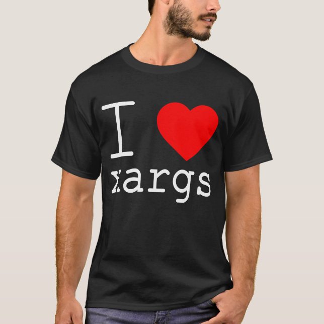 I ❤️ xargs T-Shirt (Front)