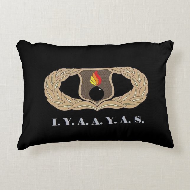 I.Y.A.A.Y.A.S. DECORATIVE CUSHION (Front)
