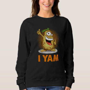 I Yam He's My Sweet Potato Thanksgiving Matching C Sweatshirt