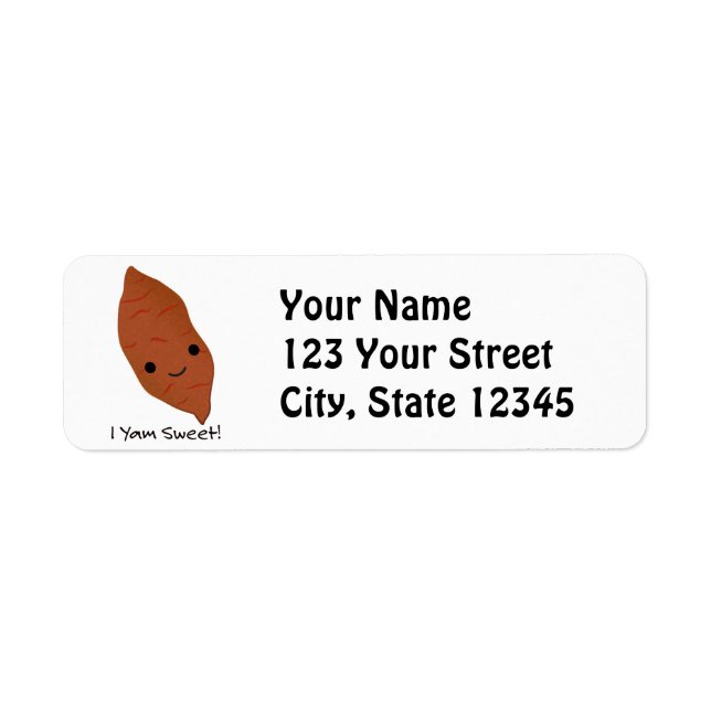 I Yam Sweet Cute kawaii Sweet Potato (Front)