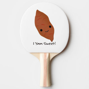 I Yam Sweet Cute kawaii Sweet Potato Ping Pong Paddle