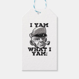 I Yam What I Yam Classic Meme Design Gift Tags