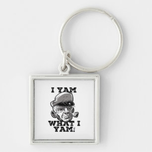 I Yam What I Yam Classic Meme Design Key Ring