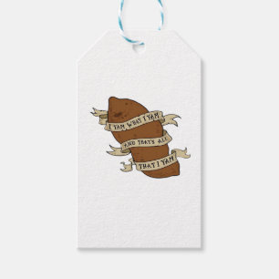 I Yam What I Yam Classic Quote Funny Gift Tags