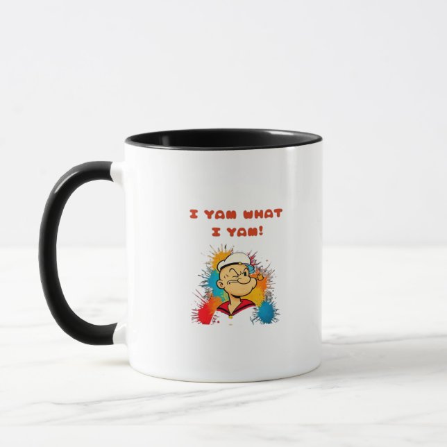 I Yam What I Yam Classic Sloth Trendy Mug (Left)