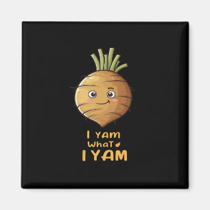 I Yam What I Yam Cute And Cosy Autumn Design Class Magnet