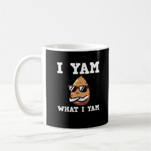 I Yam What I Yam Humourous V-Neck Coffee Mug