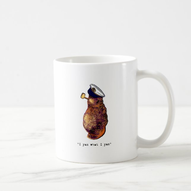 I yam what I yam-light Coffee Mug (Right)