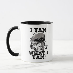 I Yam What I Yam Meme Humor Mood Mug