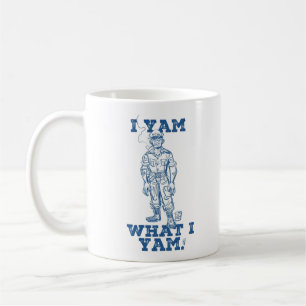 I Yam What I Yam. Sketch Design Coffee Mug