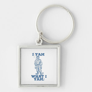 I Yam What I Yam. Sketch Design Key Ring