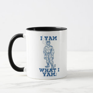 I Yam What I Yam. Sketch Design Mug