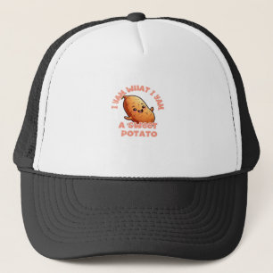 I Yam What I Yam Sweet Potato Warm Cozy Tone Trucker Hat