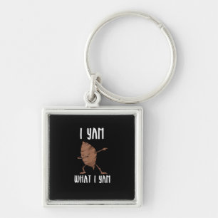 I Yam What I Yam Trendy Basic Key Ring