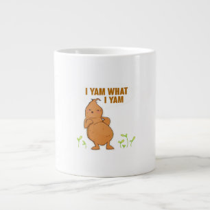 I Yam What I Yam Trendy Basic Large Coffee Mug