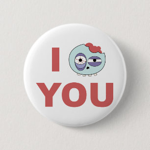I Zombie You 6 Cm Round Badge