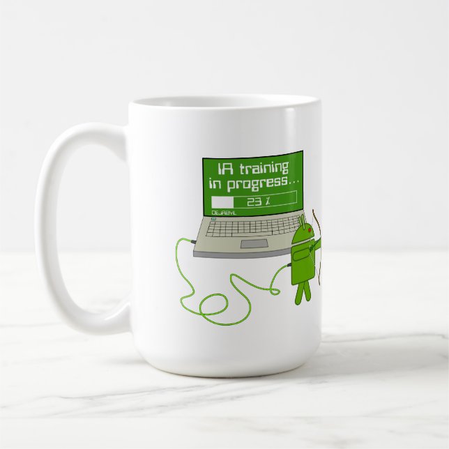 IA computer android linux windows apple Coffee Mug (Left)