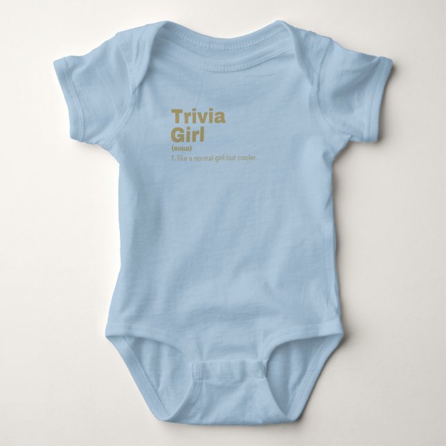 ia Girl - Trivia Baby Bodysuit (Front)