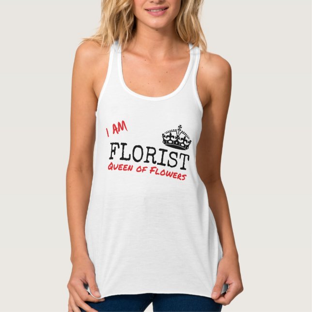 IAF Tanktop "Queen of Flowers" Singlet (Front)