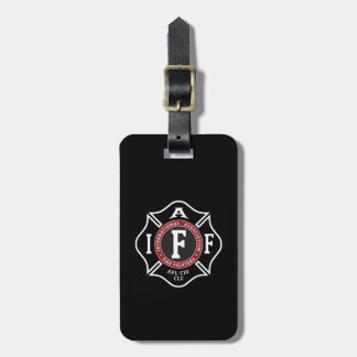 IAFF / Firefighter Maltese Cross Luggage Tag