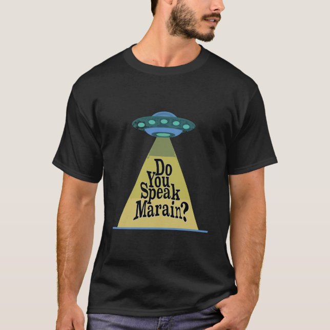 Iain M. Banks Do you Speak Marain Culture language T-Shirt (Front)