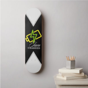 Iam Charged - Positive Electric Vibes Skate Board 