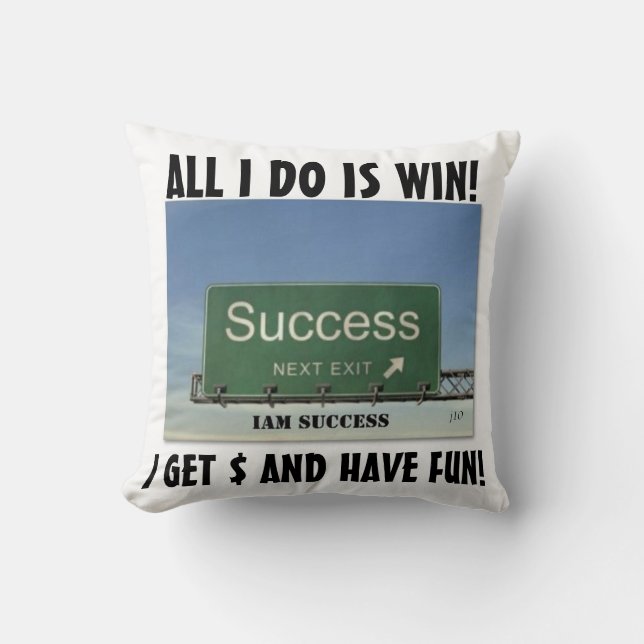 IAM SUCCESS AFFIRMATION PILLOW (Front)