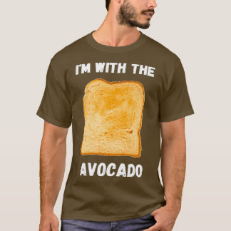 Iampamp39m With The Avocado Toast Funny Halloween T-Shirt