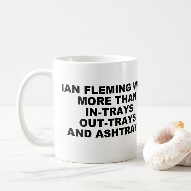 Ian Fleming Mug (With Donut)