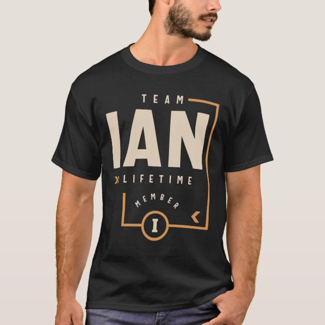 Ian Personalised Name - Funny Ian  T-Shirt (Front)