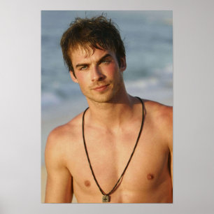 Ian Somerhalder Shirtless Poster