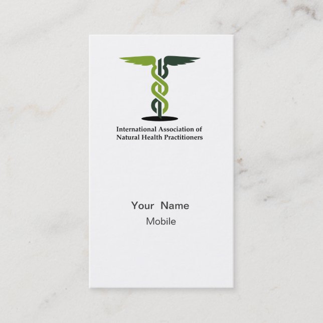 IANHP logo Business Card (Front)
