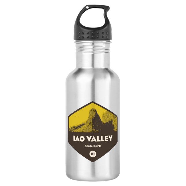 Iao Valley State Park Hawaii 532 Ml Water Bottle (Front)