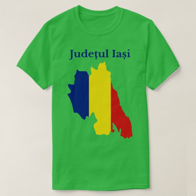 Iasi County Romania T-Shirt (Design Front)