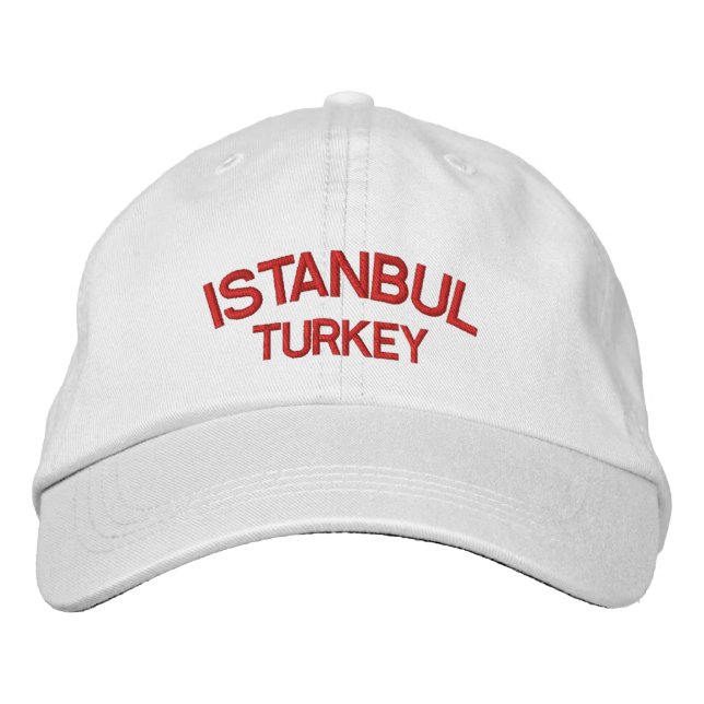 Iatanbul Turkey Personalised Adjustable Hat (Front)