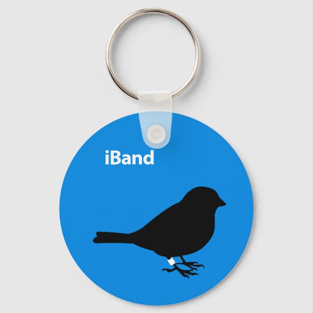 iBand Blue Key Ring (Front)