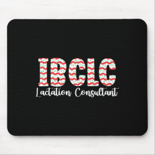 Ibclc Christmas Lactation Consultant Breastfeeding Mouse Pad