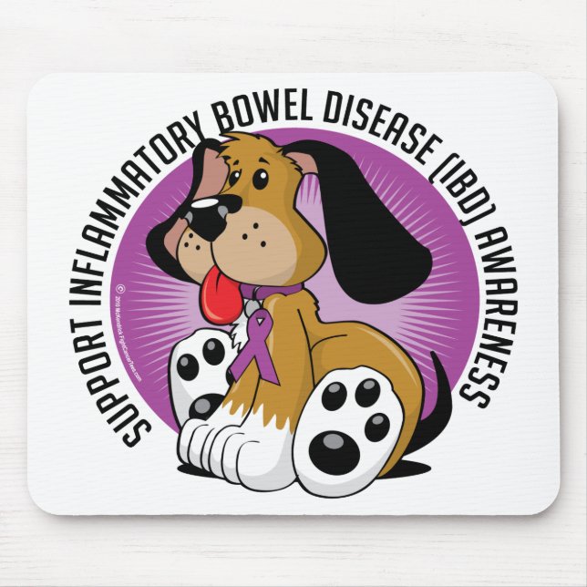 IBD Dog Mouse Pad (Front)