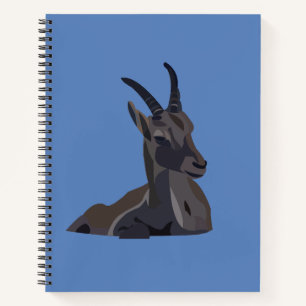 Ibex Animal Goat Notebook