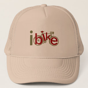 ibike ~ love cycling trucker hat
