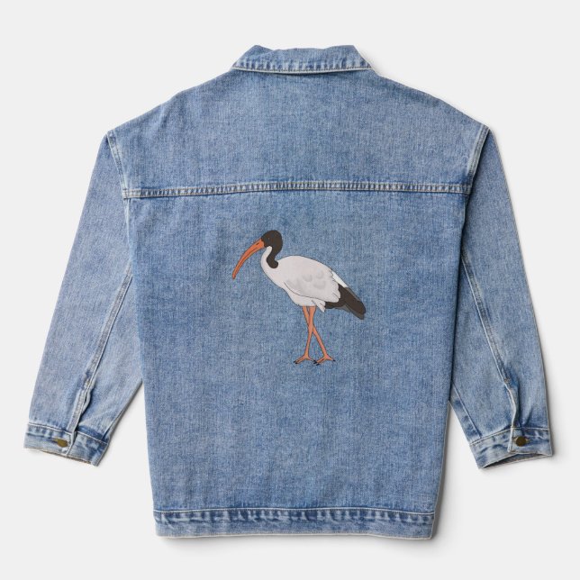 Ibis Bin Chicken Bird Denim Jacket (Back)